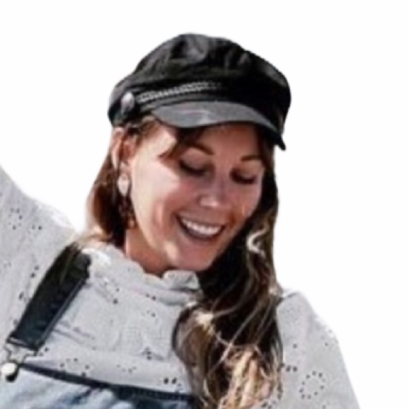 Baker boy cap black ONE SIZE - Picture 5 of 5